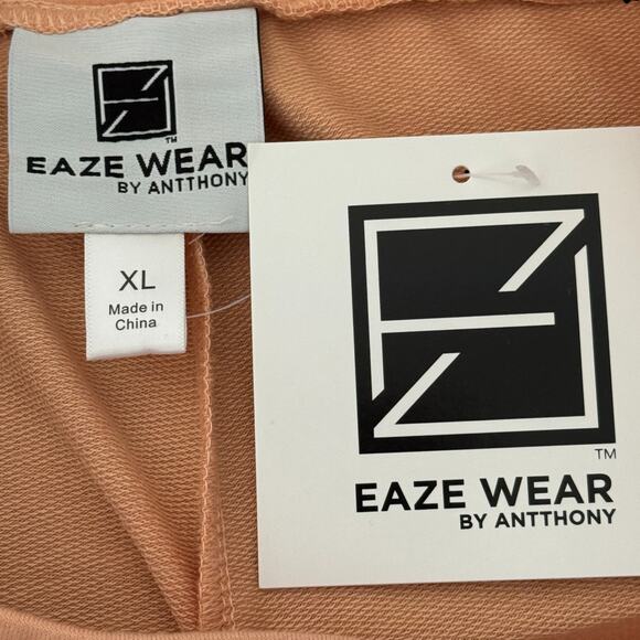Eaze Wear by Antthony Pull On Pants XL Peach Stretch Knit Lounge Travel NWT - Picture 11 of 11